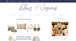 Desktop Screenshot of bowsandsequins.com